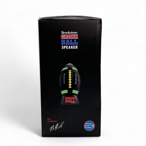 NEW Brookstone Rob Gronkowski Gronk Ball Bluetooth Wireless Football Speaker - Picture 4 of 5
